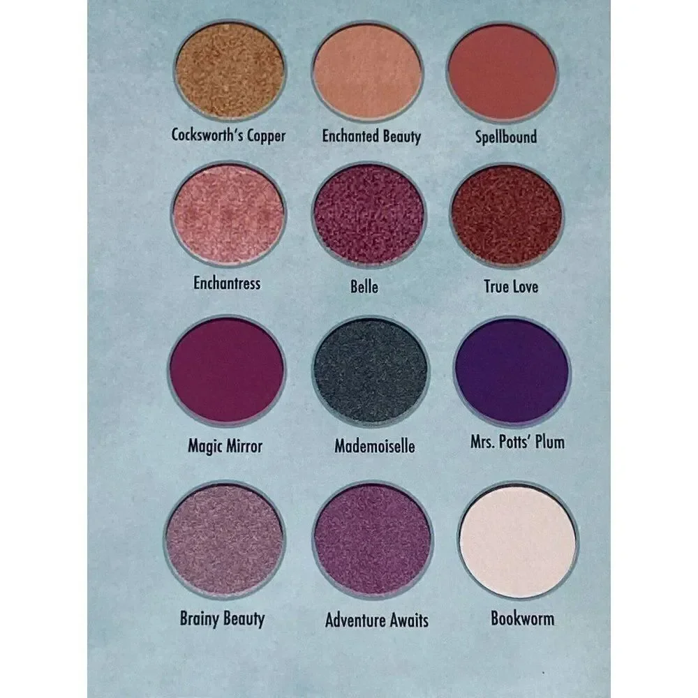 Taste‎ Beauty Disney Princess Belle Beauty & Beast Eyeshadow Palette 12 Shades
